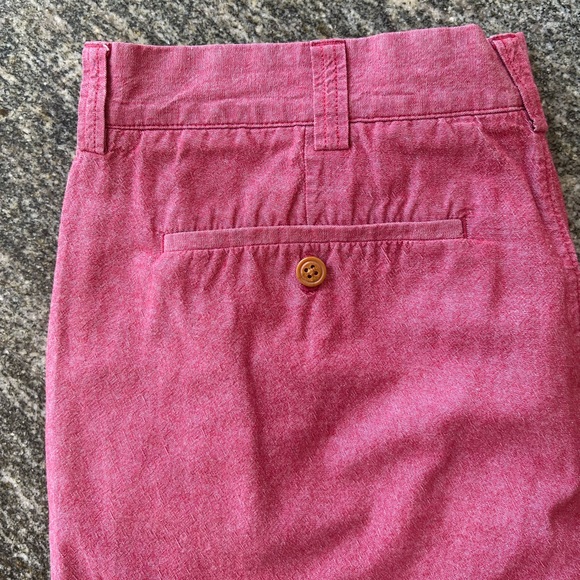 J Crew Mens Shorts Linen Red Color SIZE 36 - Picture 3 of 3